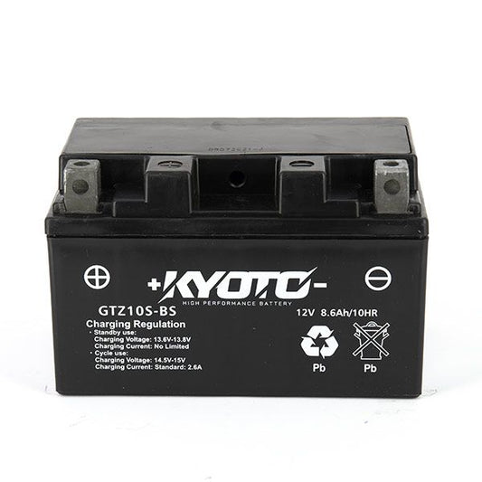 Batteria moto Kyoto SLA GTZ10S-BS (YTZ10S) AGM - Senza manutenzione - 12 V 8.6 Ah - Dimensioni: 150 x 87 x 93 mm compatibile con HONDA CB500 500 2004-