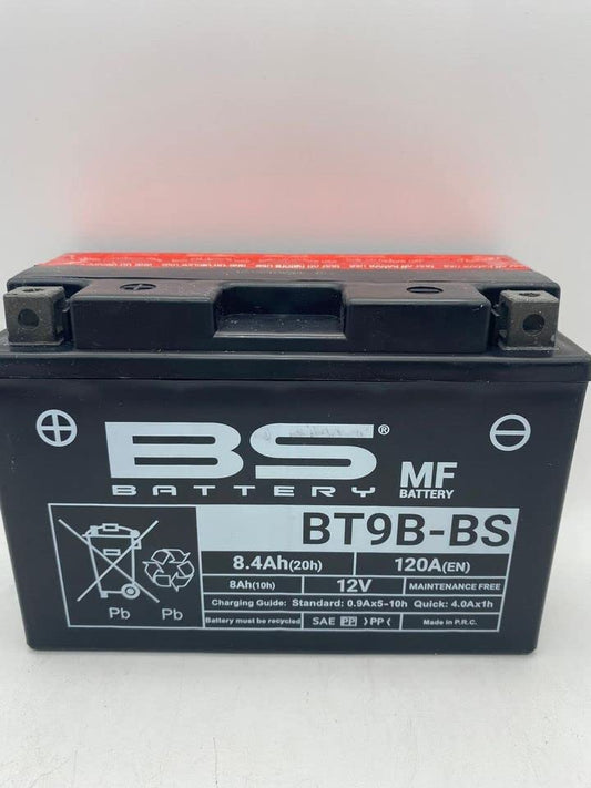 Batteria moto BS BT9B-BS (YT9B-BS) - Senza manutenzione - 12 V 8 Ah - Dimensioni: 150 x 68 x 105 mm