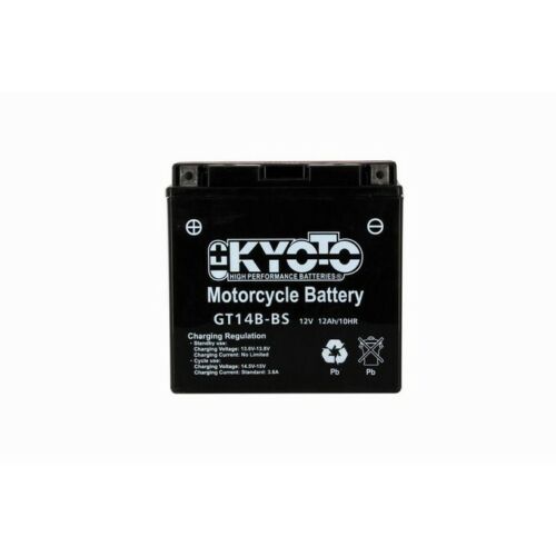 Batteria moto Kyoto GT14B-BS (YT14B-BS) - Pronta all'uso - 12V 12 Ah - 150 x 70 x 145 mm